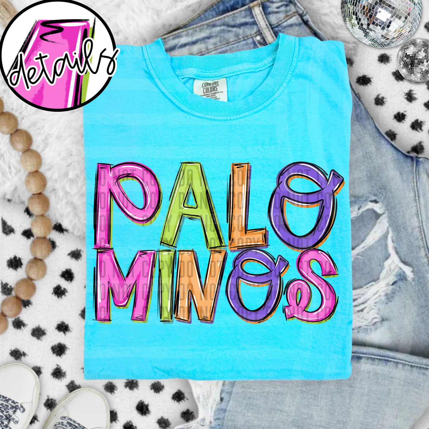 Neon Barbie Stacked - Custom + DROPDOWN - 300 DPI digital download