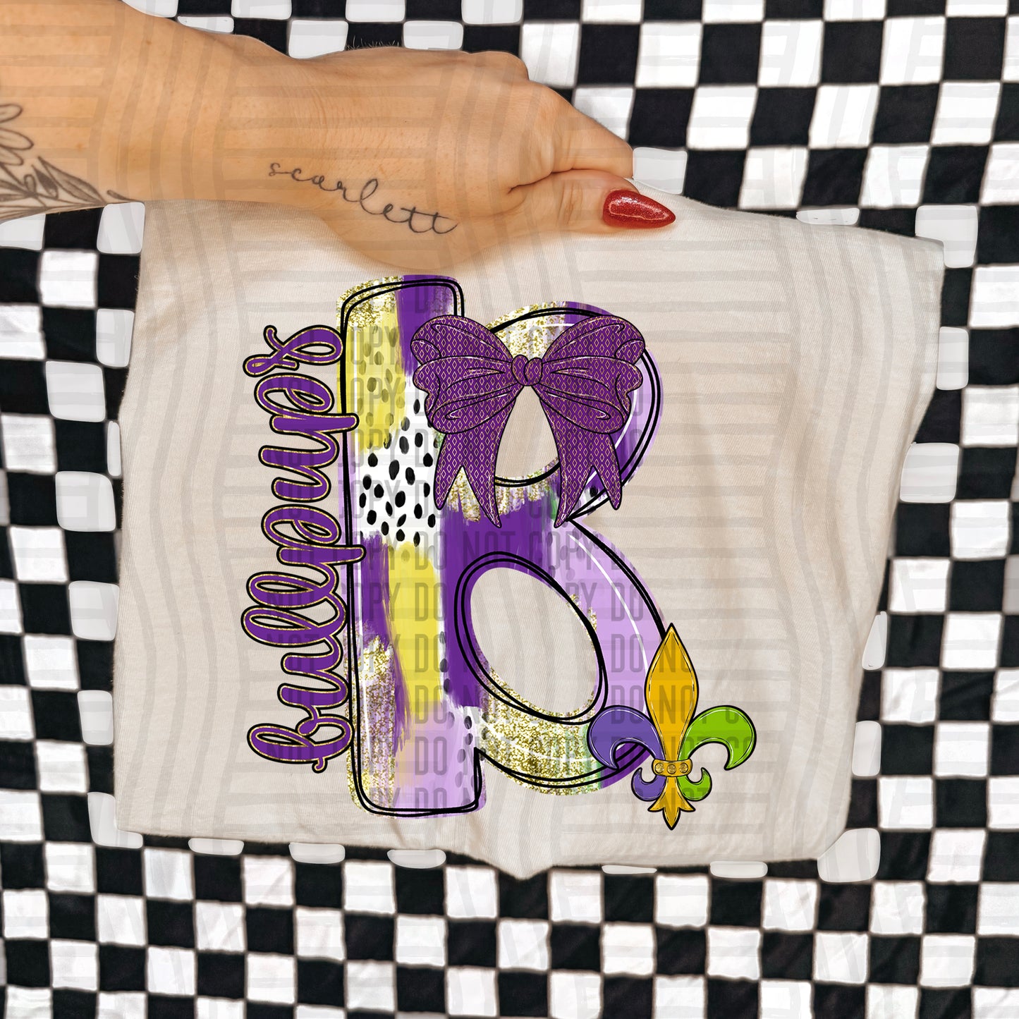 Mardi Mascots Custom + Dropdown  - 300 dpi Digital Download