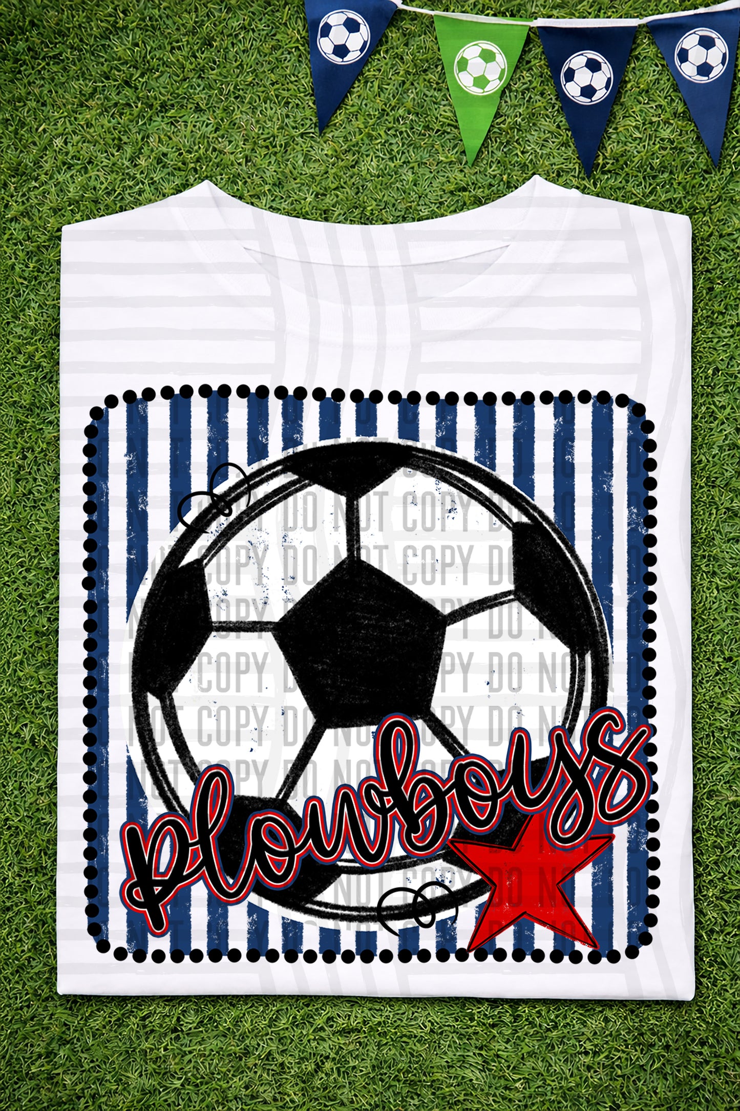 Soccer RWB Framed -  Custom + DROPDOWN - 300 DPI digital download