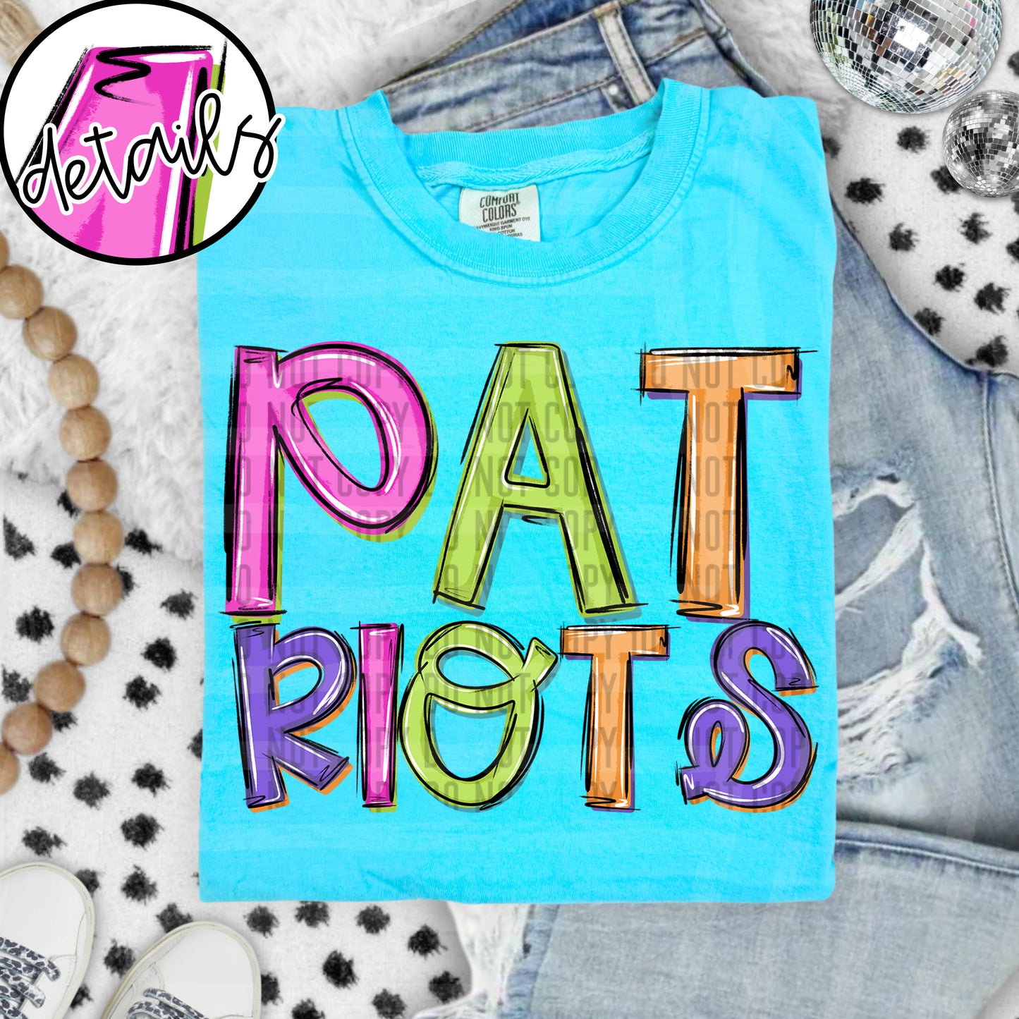 Neon Barbie Stacked - Custom + DROPDOWN - 300 DPI digital download
