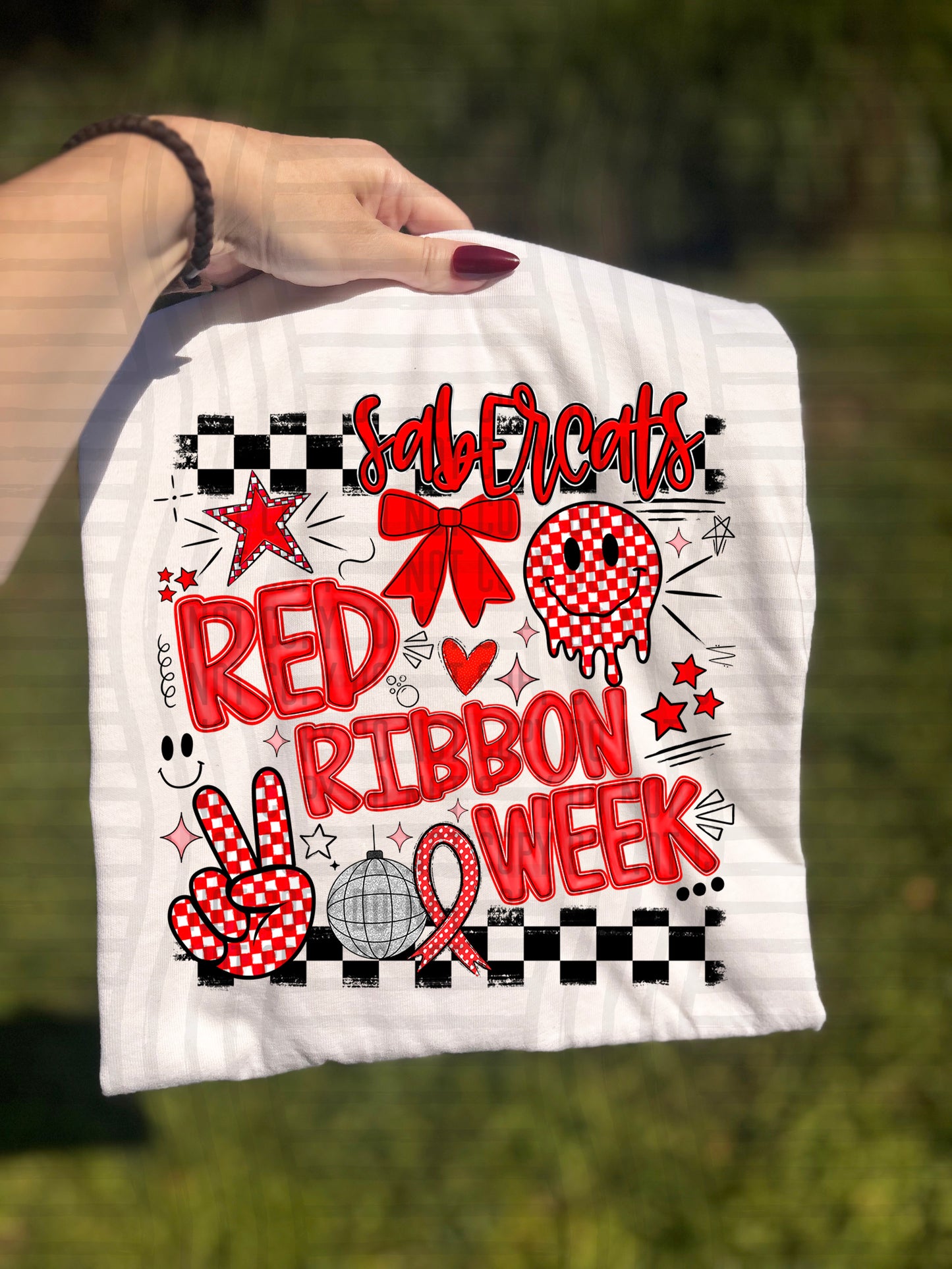 RED RIBBON WEEK - 300 dpi Digital Download