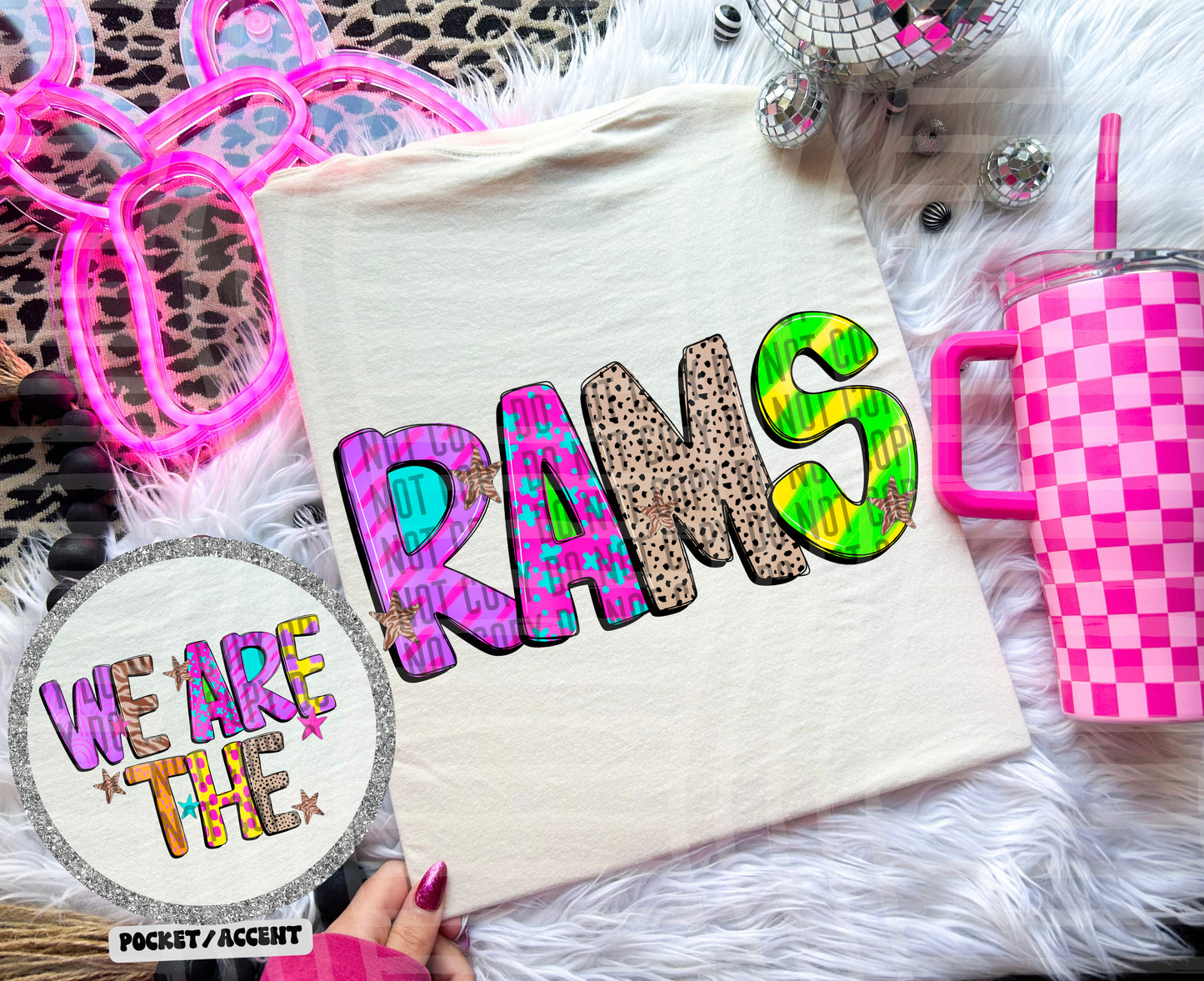 Funky Mix Up - Optional POCKET - Custom + Dropdown  - 300 dpi Digital Download