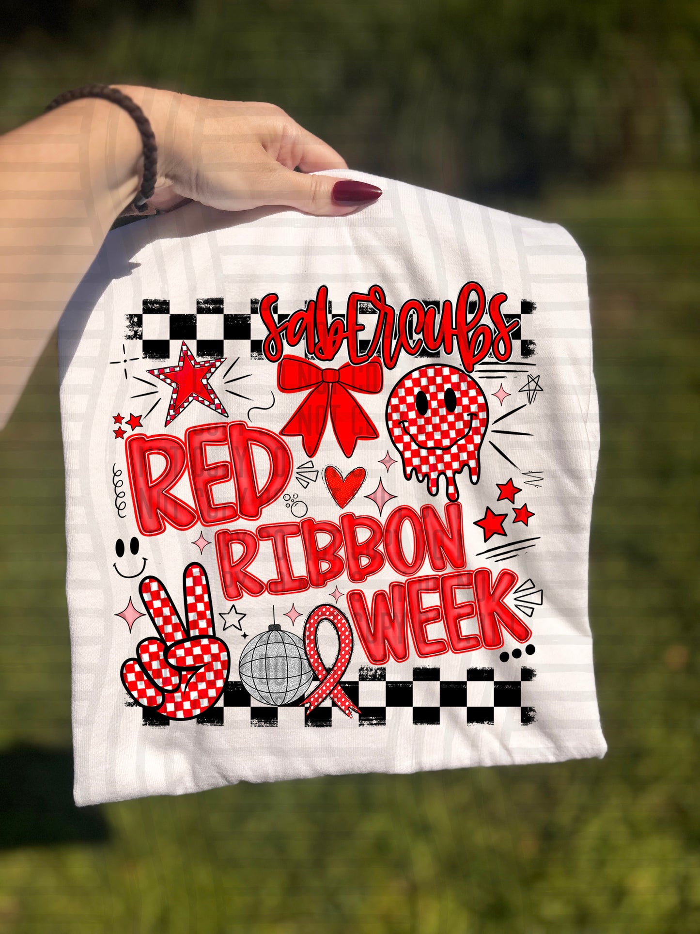 RED RIBBON WEEK - 300 dpi Digital Download