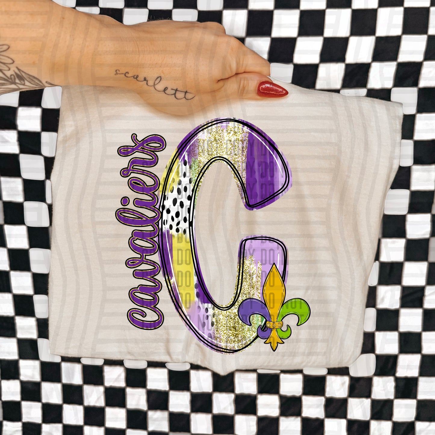 Mardi Mascots Custom + Dropdown  - 300 dpi Digital Download