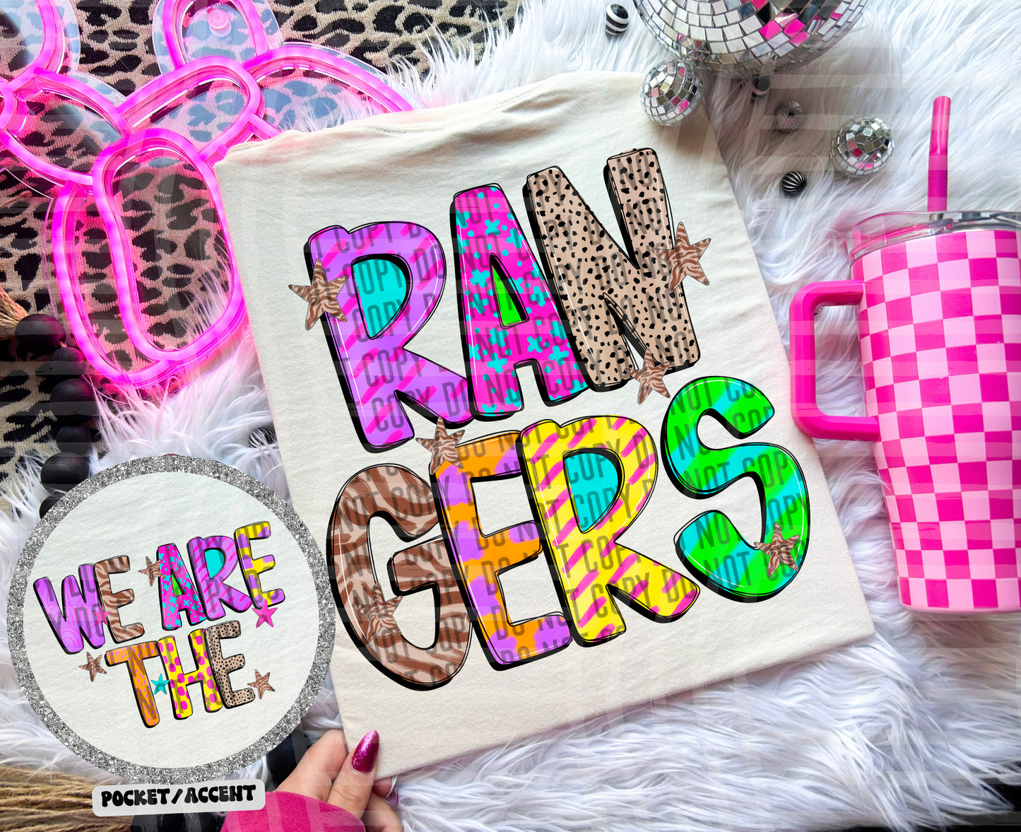 Funky Mix Up - Optional POCKET - Custom + Dropdown  - 300 dpi Digital Download