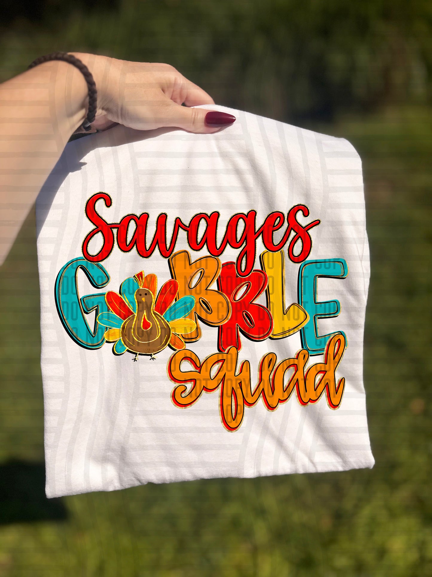 GOBBLE SQUAD MASCOTS - 300 dpi Digital Download