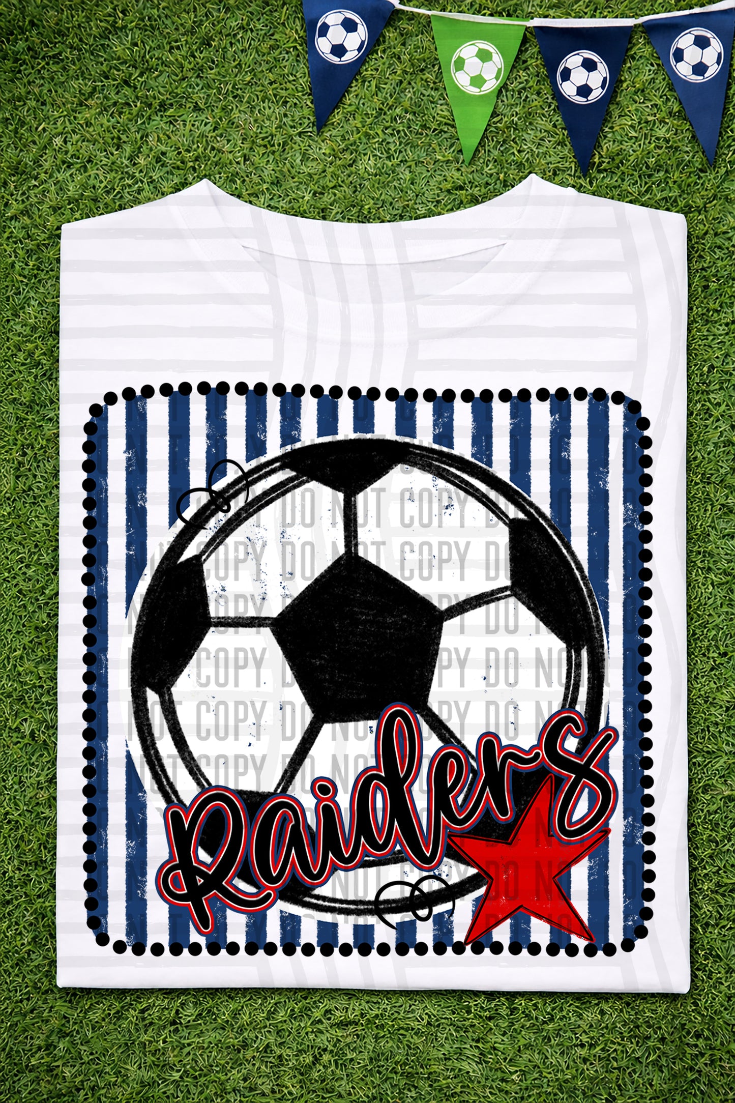 Soccer RWB Framed -  Custom + DROPDOWN - 300 DPI digital download