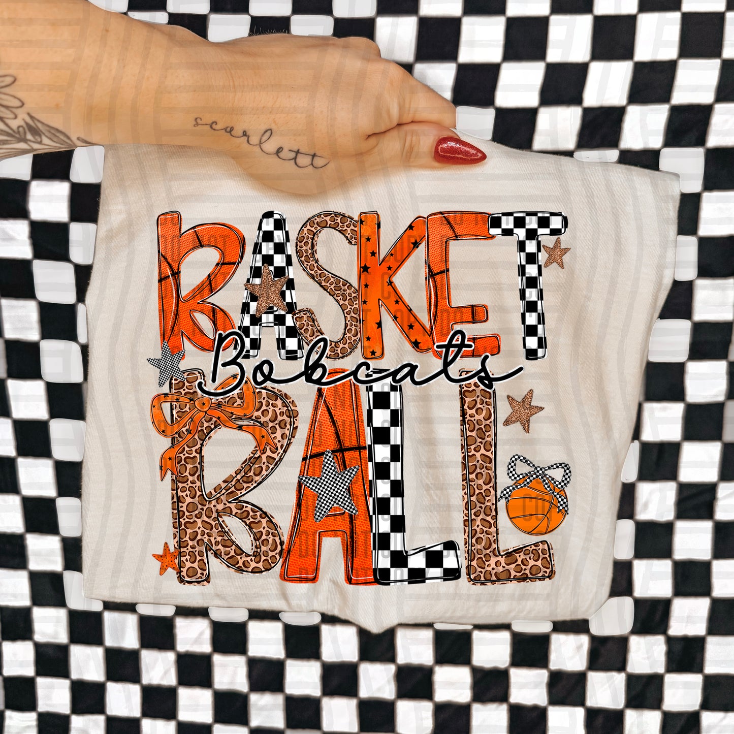 Basketball Mascots +optional POCKET Custom + Dropdown  - 300 dpi Digital Download