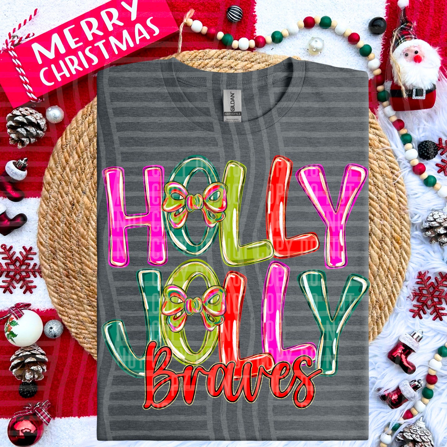HOLLY JOLLY - 300 dpi Digital Download