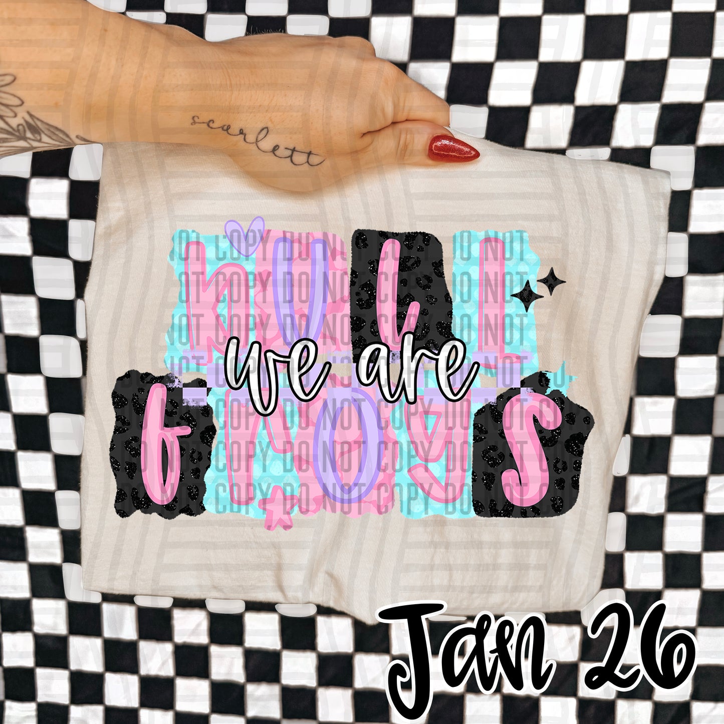 Pink Chaos - Custom + DROPDOWN - 300 DPI digital download