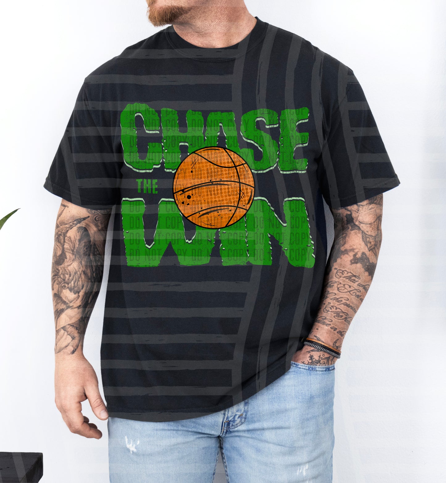 Chase the Win BASKETBALL - Color Dropdown Digital Download 300DPI PNG FILE