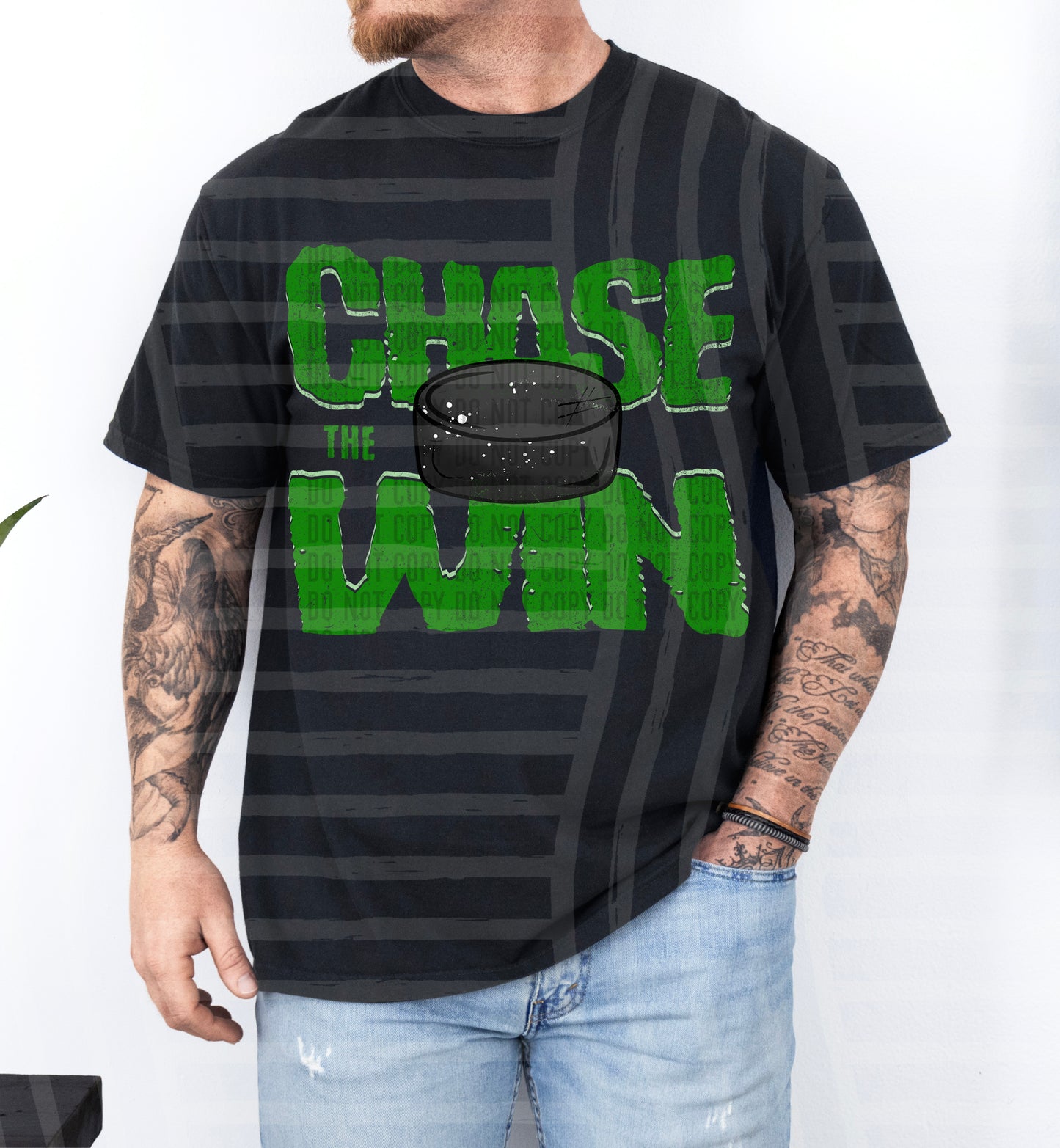 Chase the Win HOCKEY - Color Dropdown Digital Download 300DPI PNG FILE
