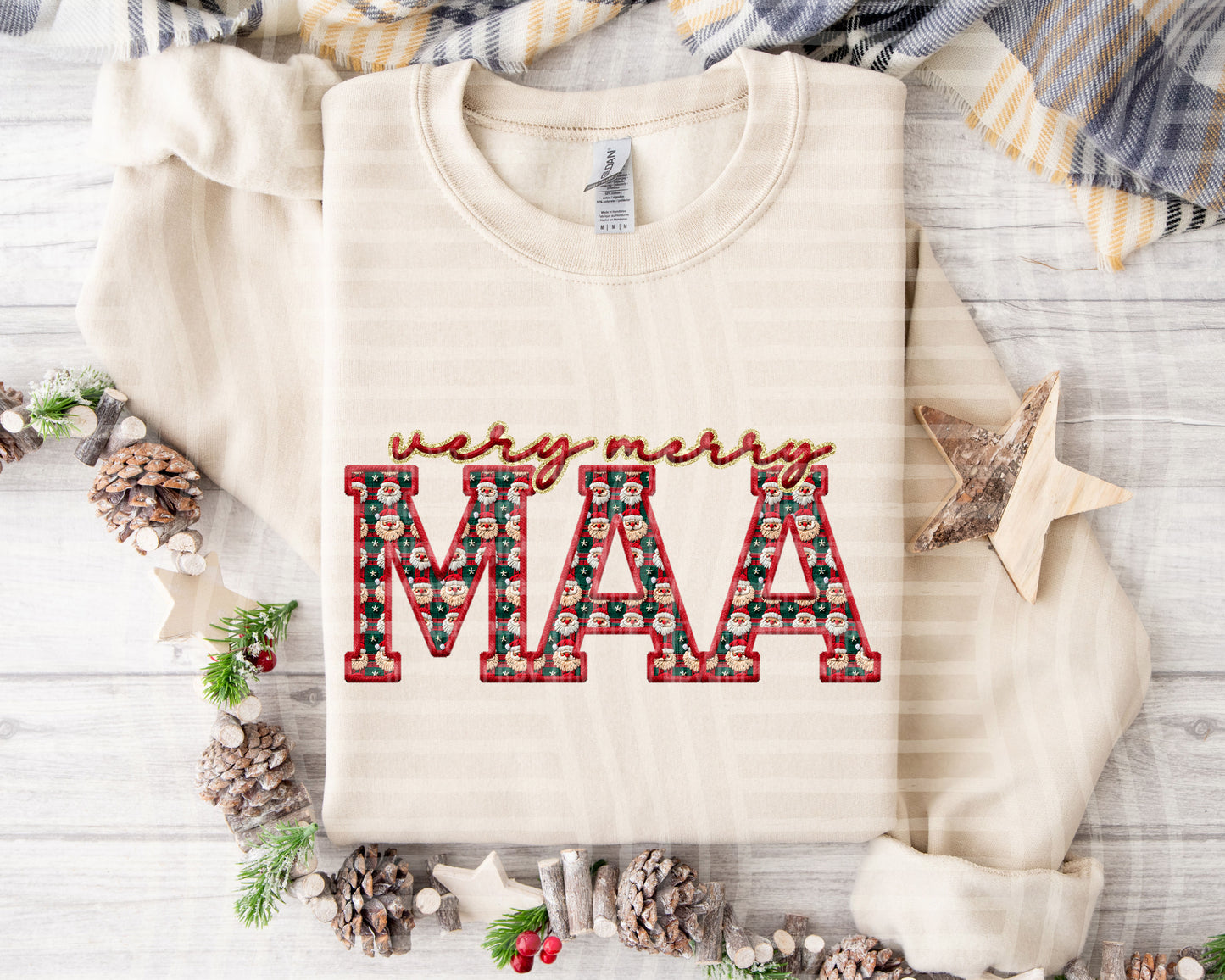 Very Merry (Santa) NAMES - Custom + Dropdown 300 DPI digital download