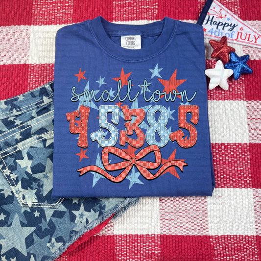 RWB ZIP CUSTOM - ZIP CODE Bow - Digital Download 300DPI PNG FILE