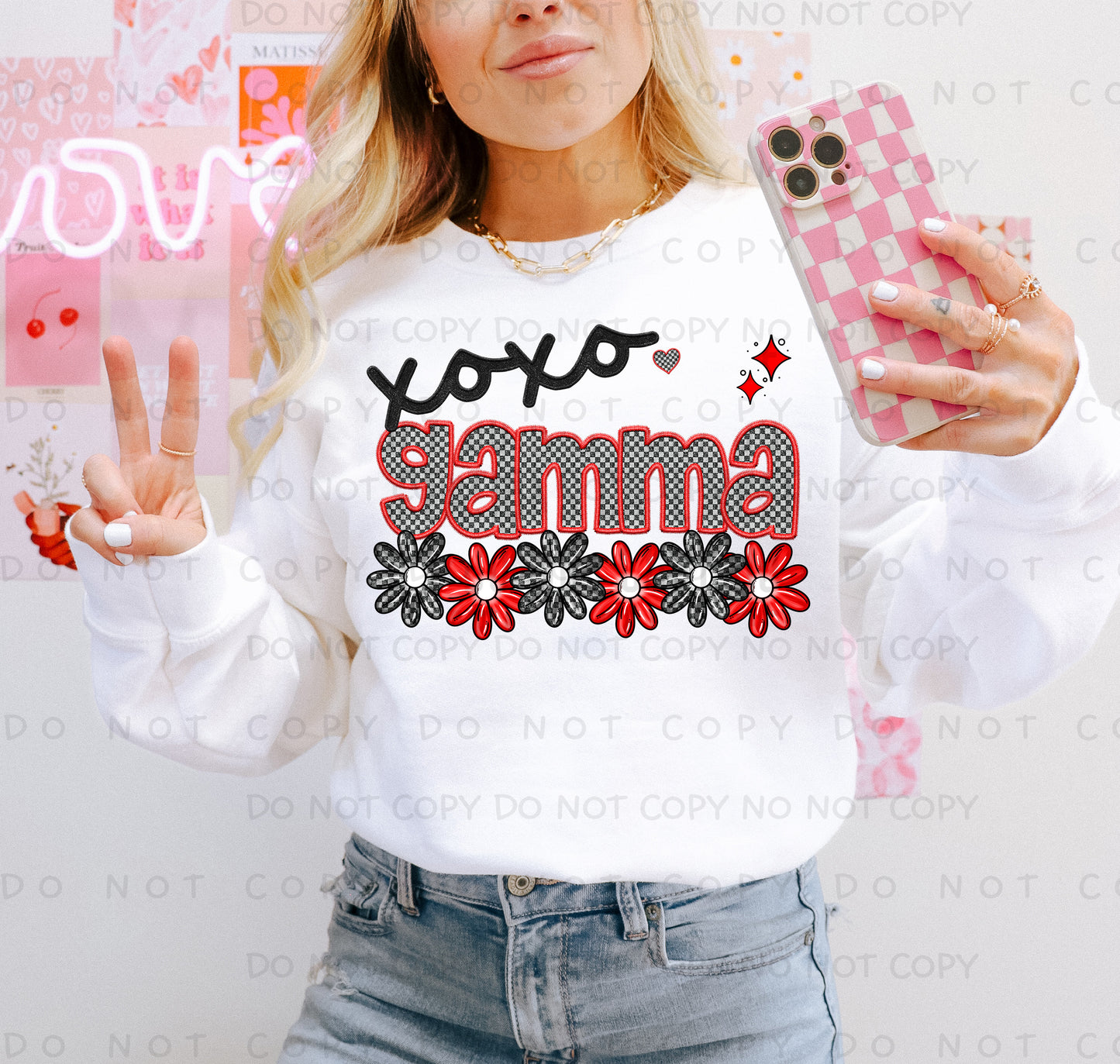 XOXO - PICK A NAME DROPDOWN + CUSTOM - Digital Download 300DPI PNG FILE