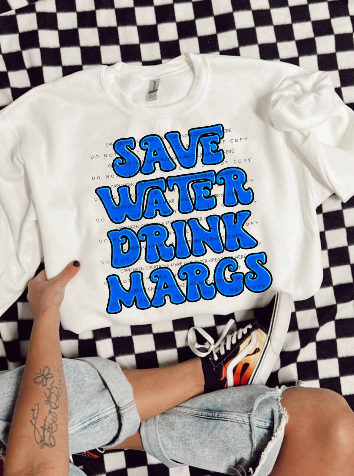 SAVE WATER - Digital download 300DPI PNG FILE