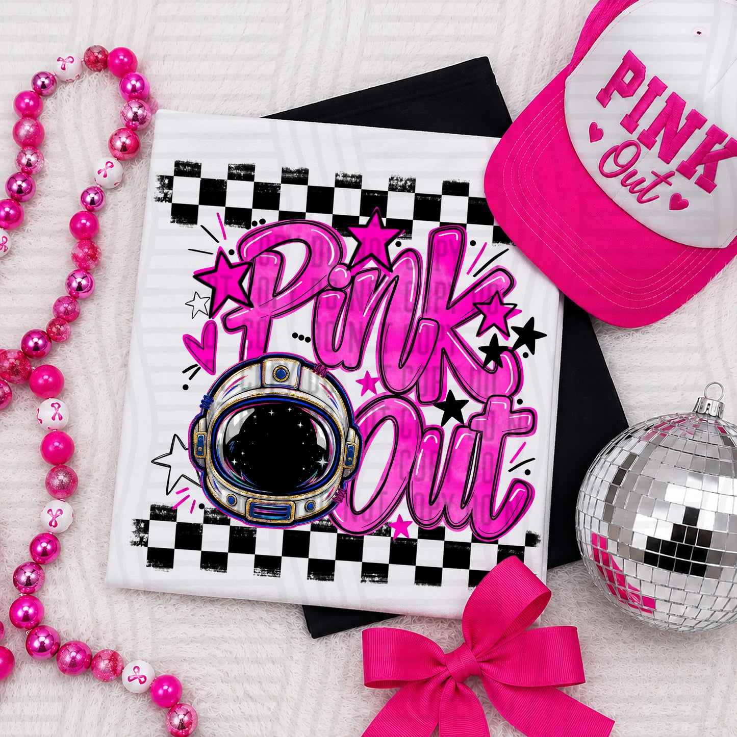 Pink Out MASCOTS 0926-0021- PLEASE UPLOAD MOCK UP - 300 DPI digital download
