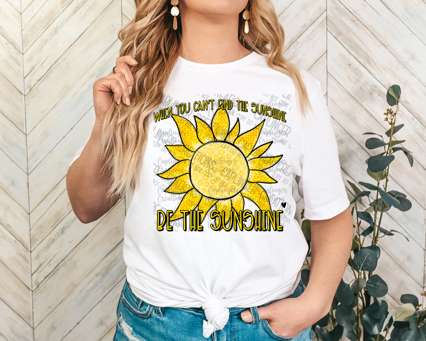 We you can't find the sunshine - Digital download 300DPI PNG FILE