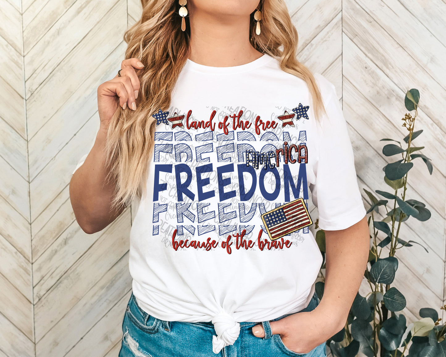 Land of the Free - Digital download 300DPI PNG FILE