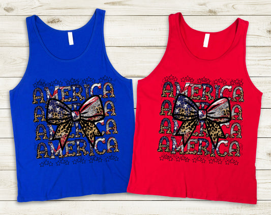 America (repeat) Bow- Digital download 300DPI PNG FILE