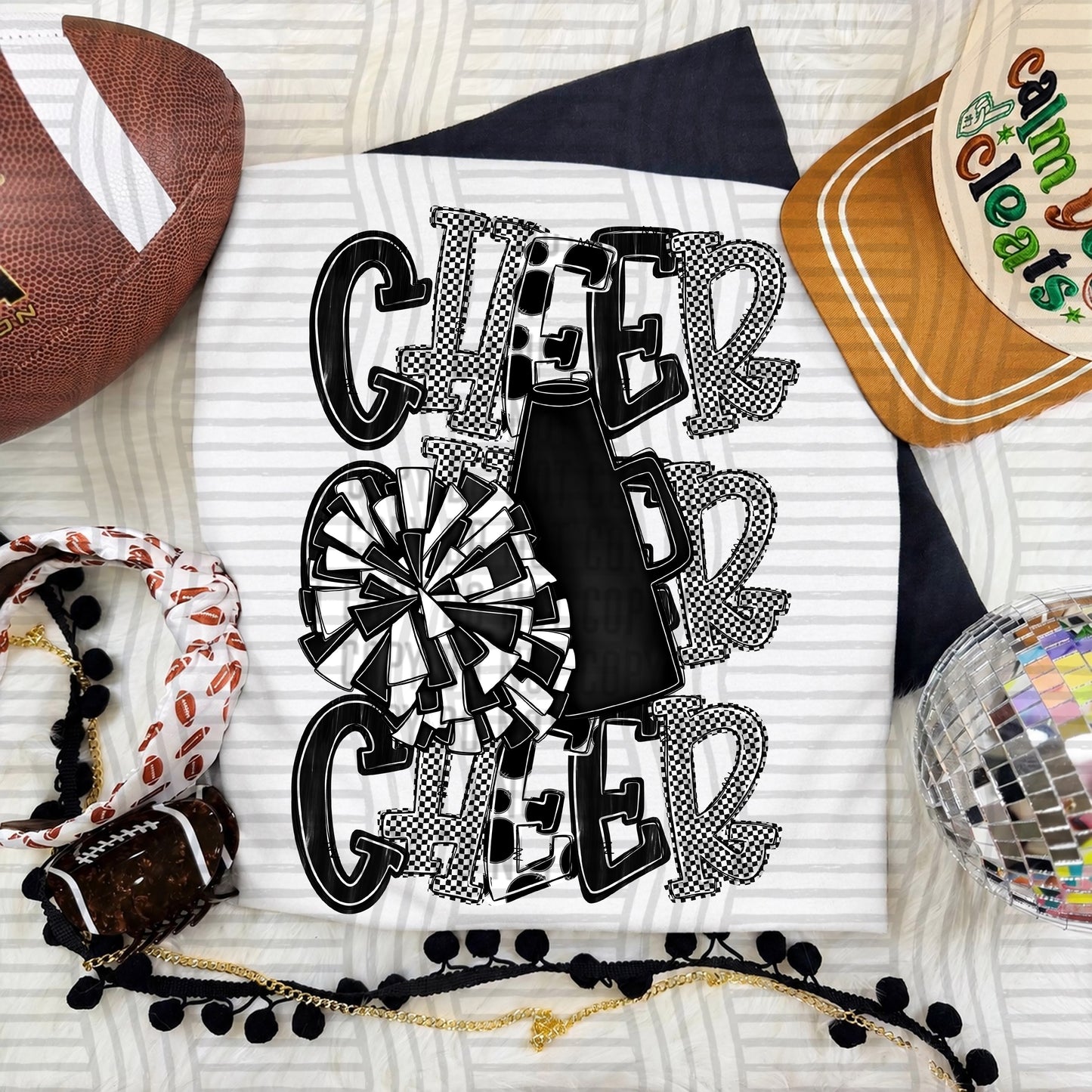Tri Stacked Cheer color 2609-0008 - Color Dropdown Digital Download 300 DPI PNG FILE