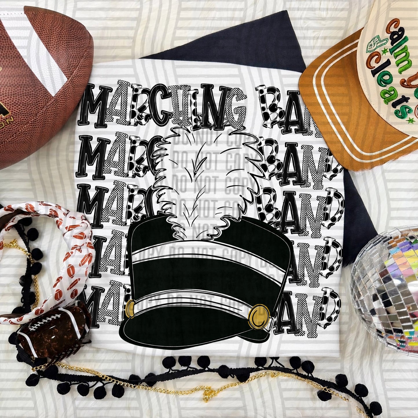 Penta Stacked MARCHING BAND color 2609-0012- Color Dropdown Digital Download 300 DPI PNG FILE