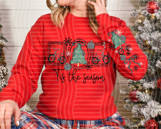 BMX tis the season with matching sleeve  - Digital download 300DPI PNG FILE