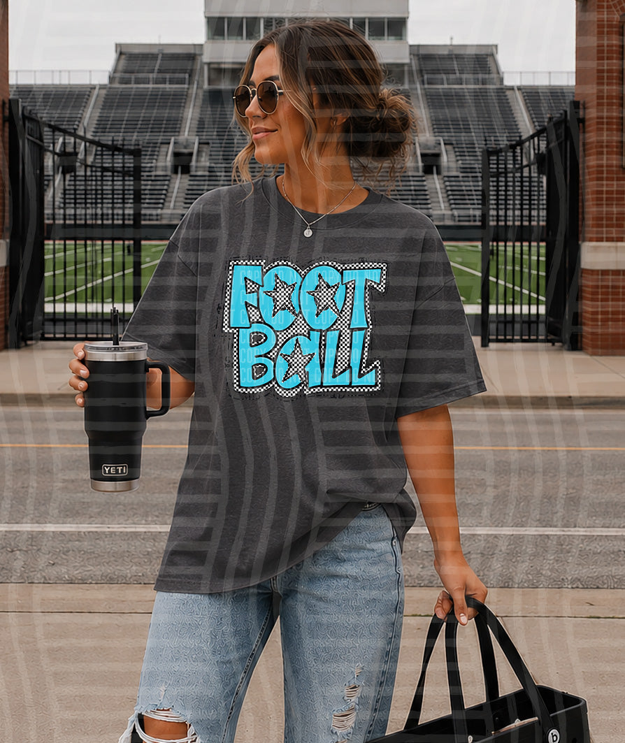 PREPPY CHECKER FOOTBALL CC-2608-01 - Color Dropdown Digital Download 300 DPI PNG FILE