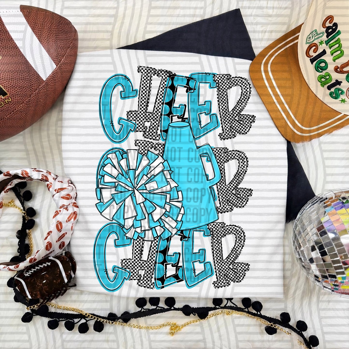 Tri Stacked Cheer color 2609-0008 - Color Dropdown Digital Download 300 DPI PNG FILE