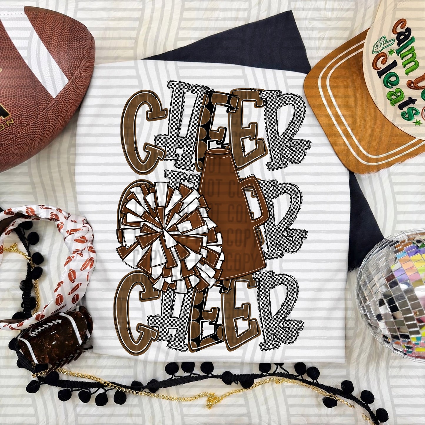 Tri Stacked Cheer color 2609-0008 - Color Dropdown Digital Download 300 DPI PNG FILE