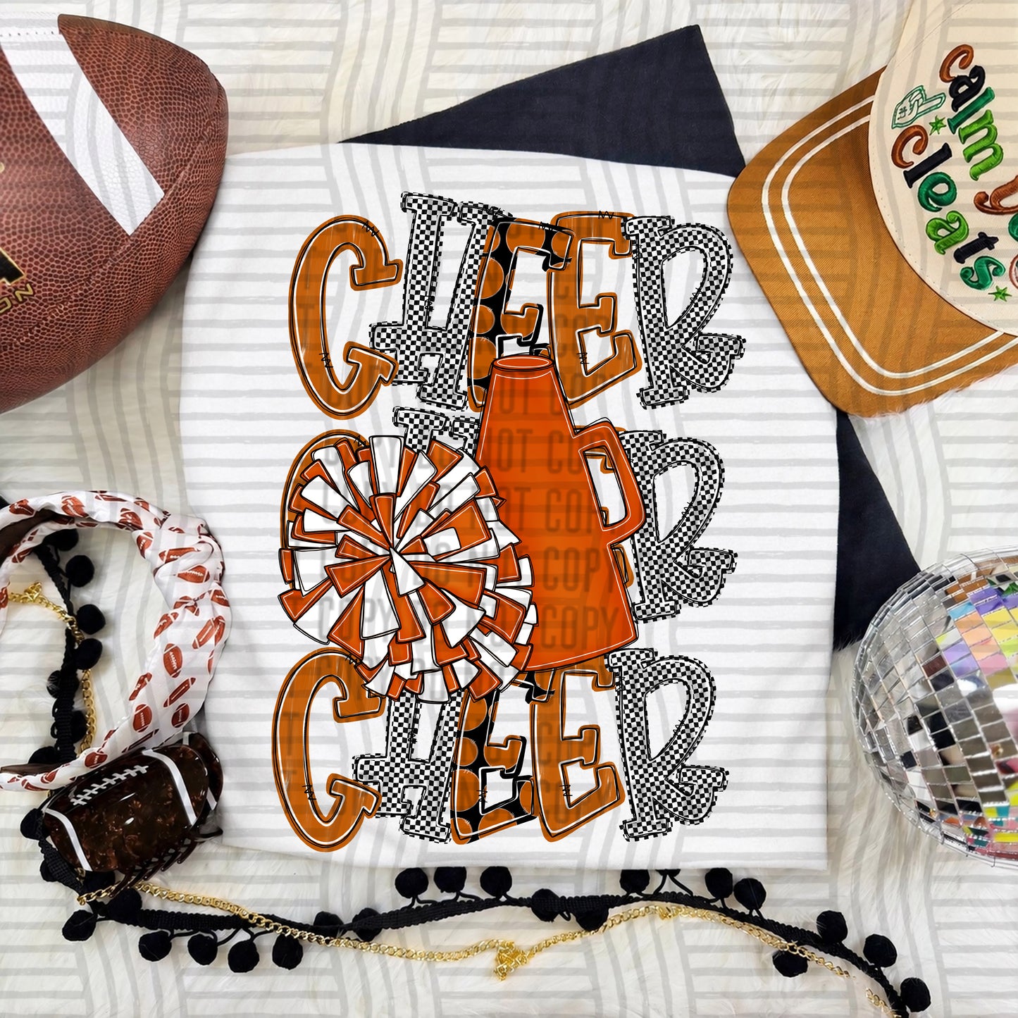 Tri Stacked Cheer color 2609-0008 - Color Dropdown Digital Download 300 DPI PNG FILE