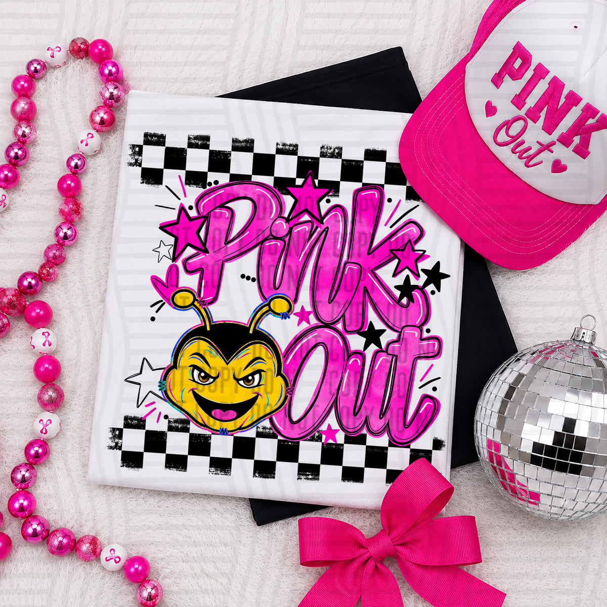 Pink Out MASCOTS 0926-0021- PLEASE UPLOAD MOCK UP - 300 DPI digital download
