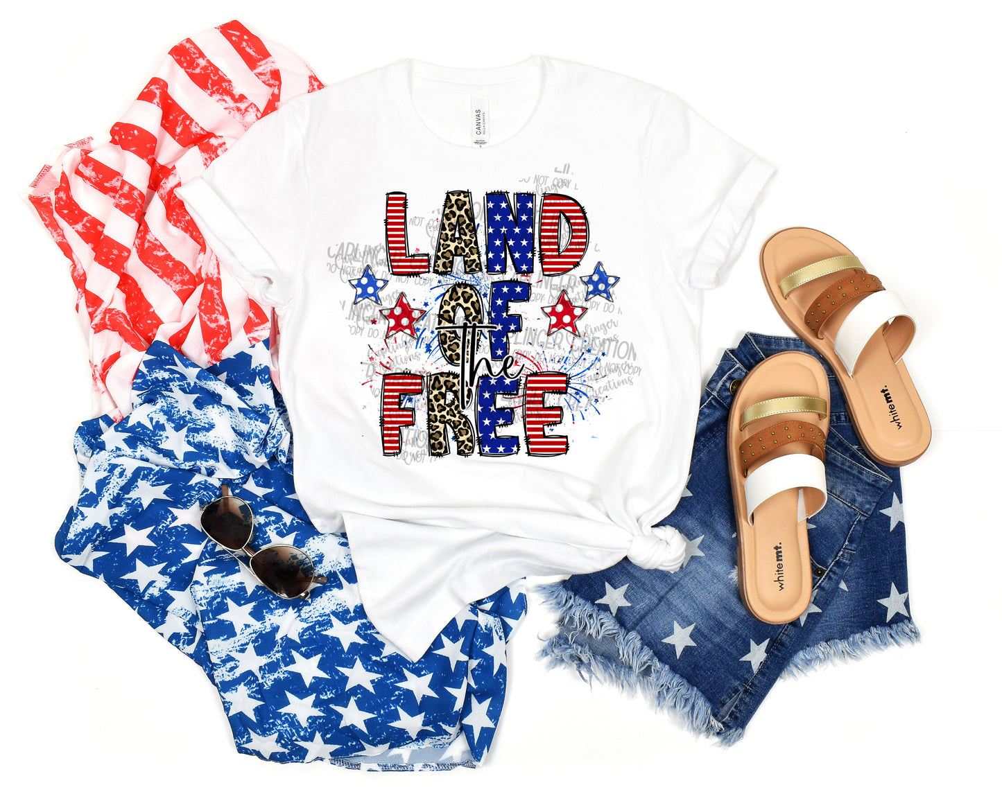 Land of the Free- Digital download 300DPI PNG FILE