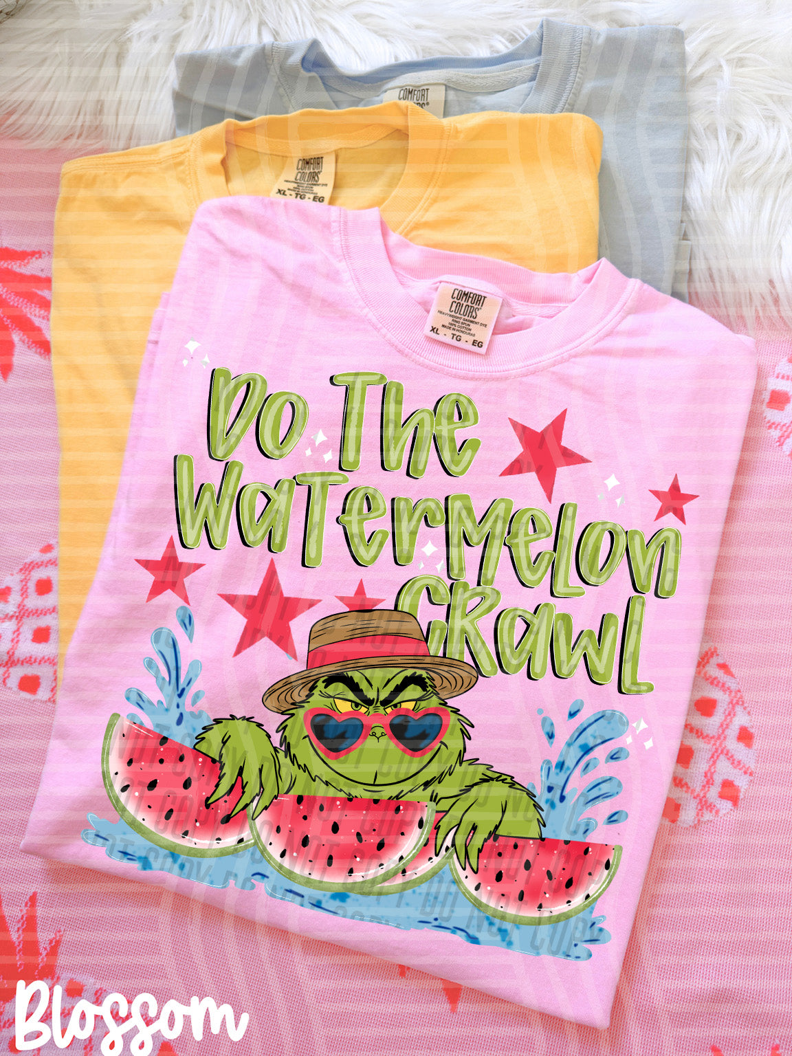 Green Man Watermelon Crawl -  Digital Download 300DPI PNG FILE