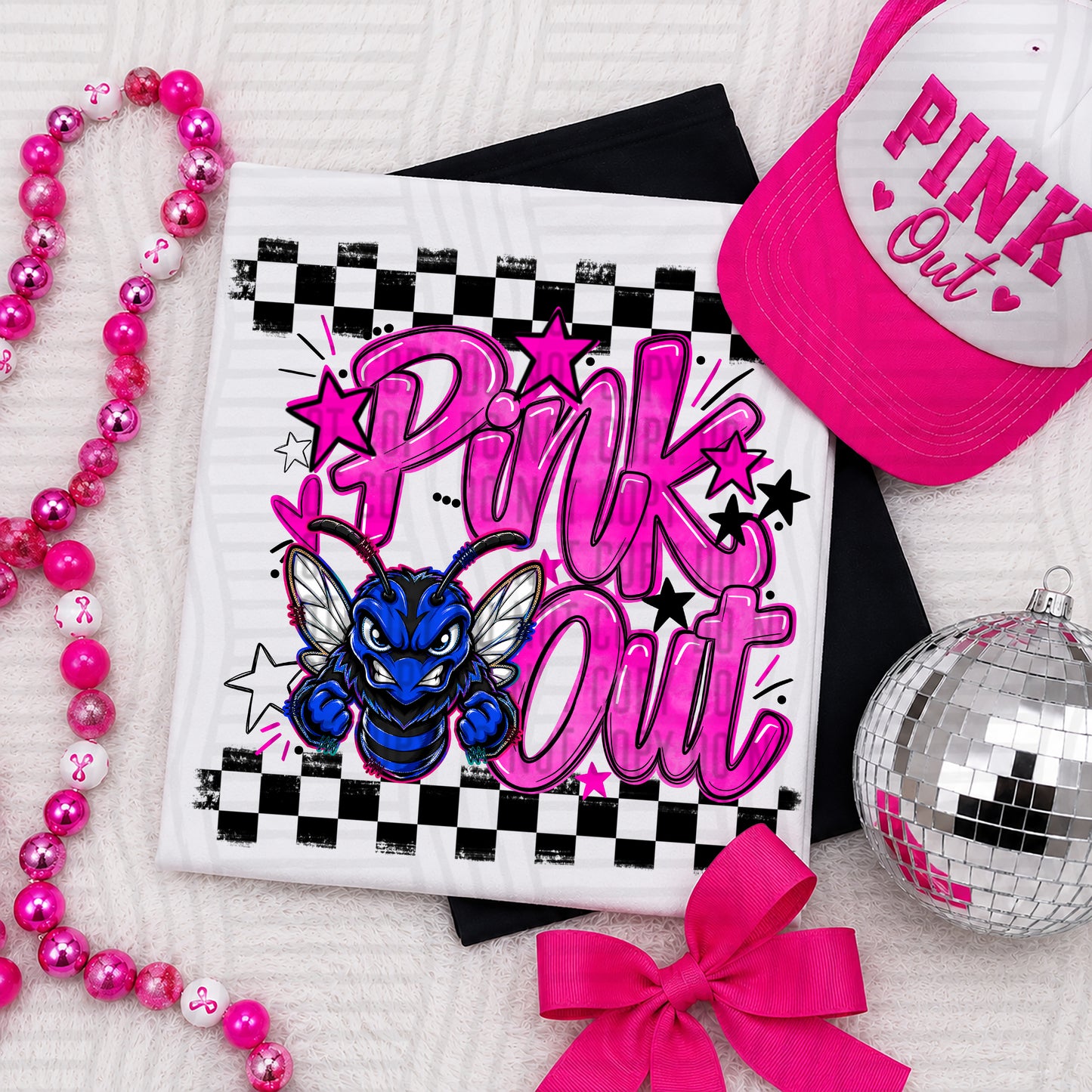 Pink Out MASCOTS 0926-0021- PLEASE UPLOAD MOCK UP - 300 DPI digital download