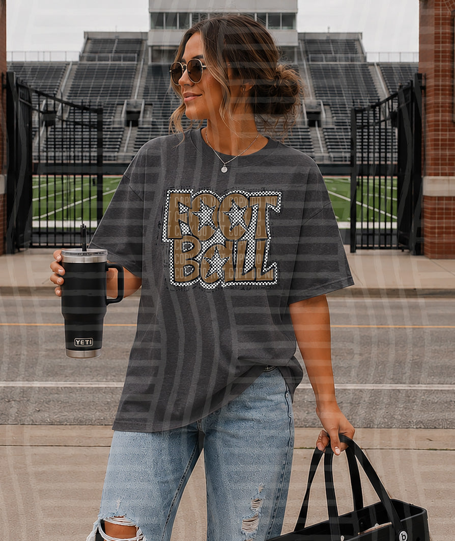 PREPPY CHECKER FOOTBALL CC-2608-01 - Color Dropdown Digital Download 300 DPI PNG FILE