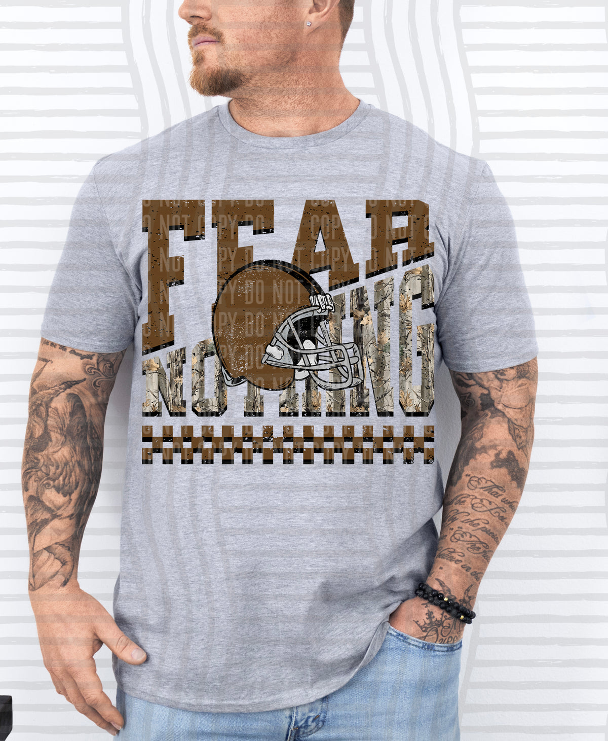 Fear Nothing COLOR helmet only 0926-0033 - Color Dropdown Digital Download 300 DPI PNG FILE