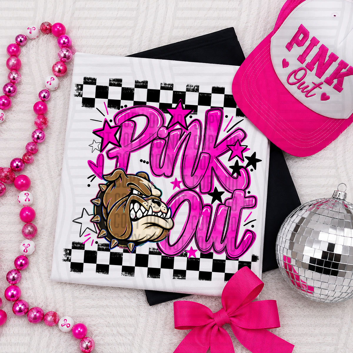 Pink Out MASCOTS 0926-0021- PLEASE UPLOAD MOCK UP - 300 DPI digital download