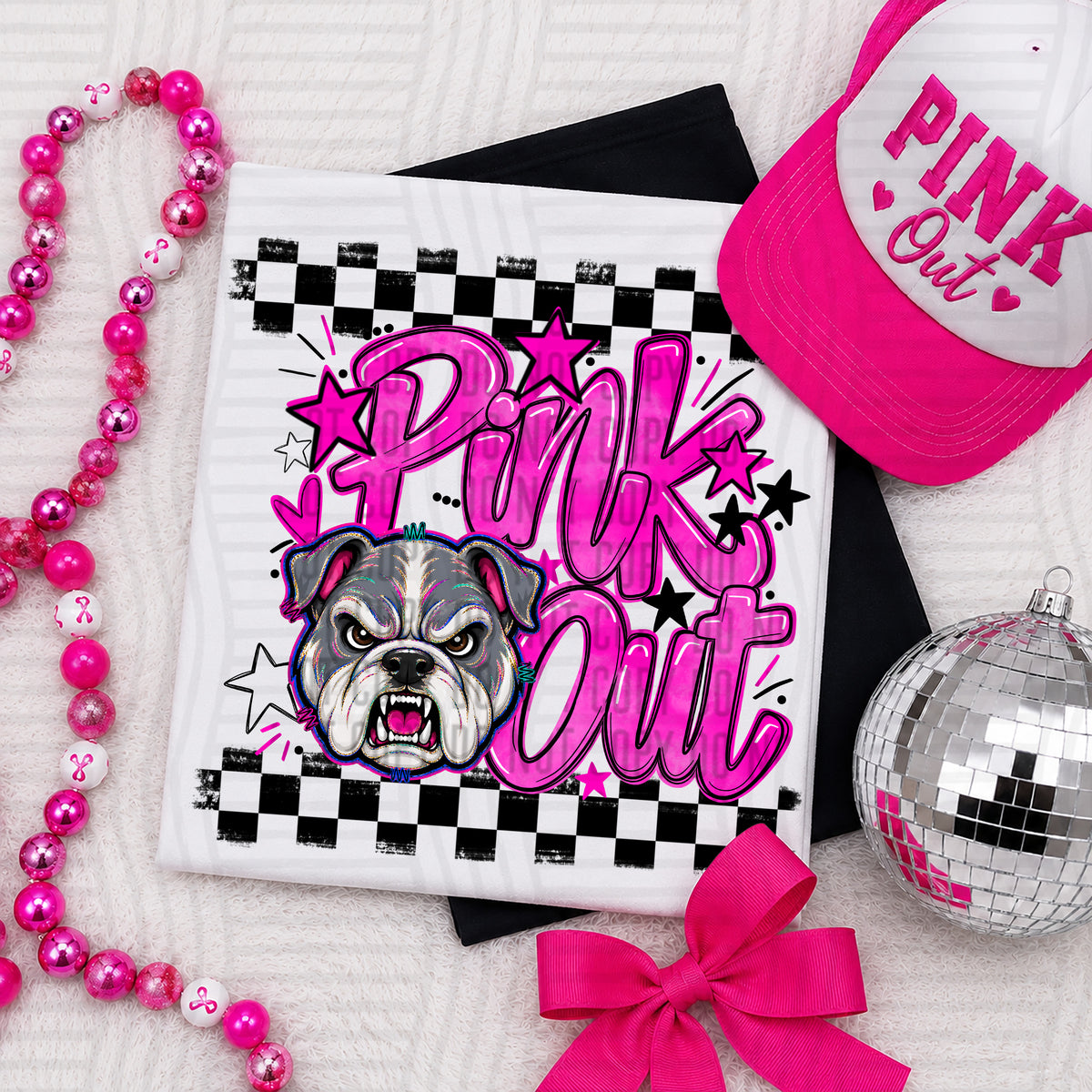 Pink Out MASCOTS 0926-0021- PLEASE UPLOAD MOCK UP - 300 DPI digital download