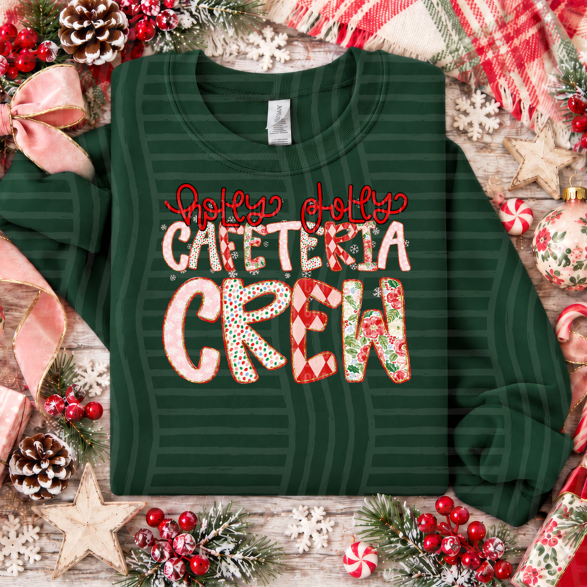 Holly Jolly Christmas Confetti Occupations - 2610-0020 - CUSTOM + DROPDOWN - 300 DPI Digital Download
