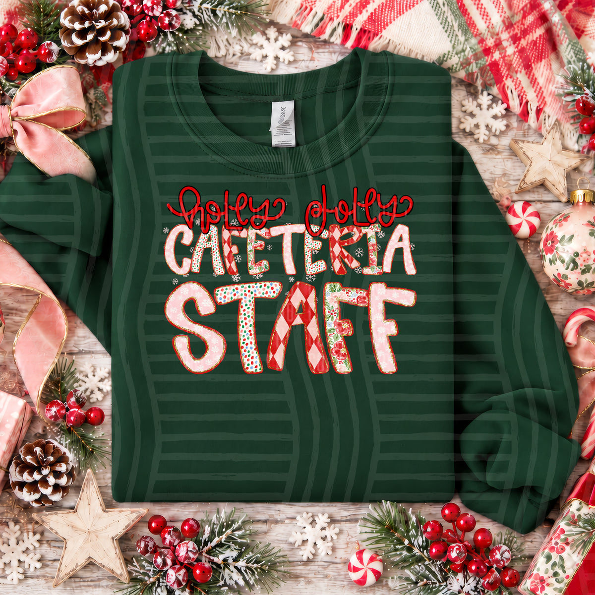 Holly Jolly Christmas Confetti Occupations - 2610-0020 - CUSTOM + DROPDOWN - 300 DPI Digital Download