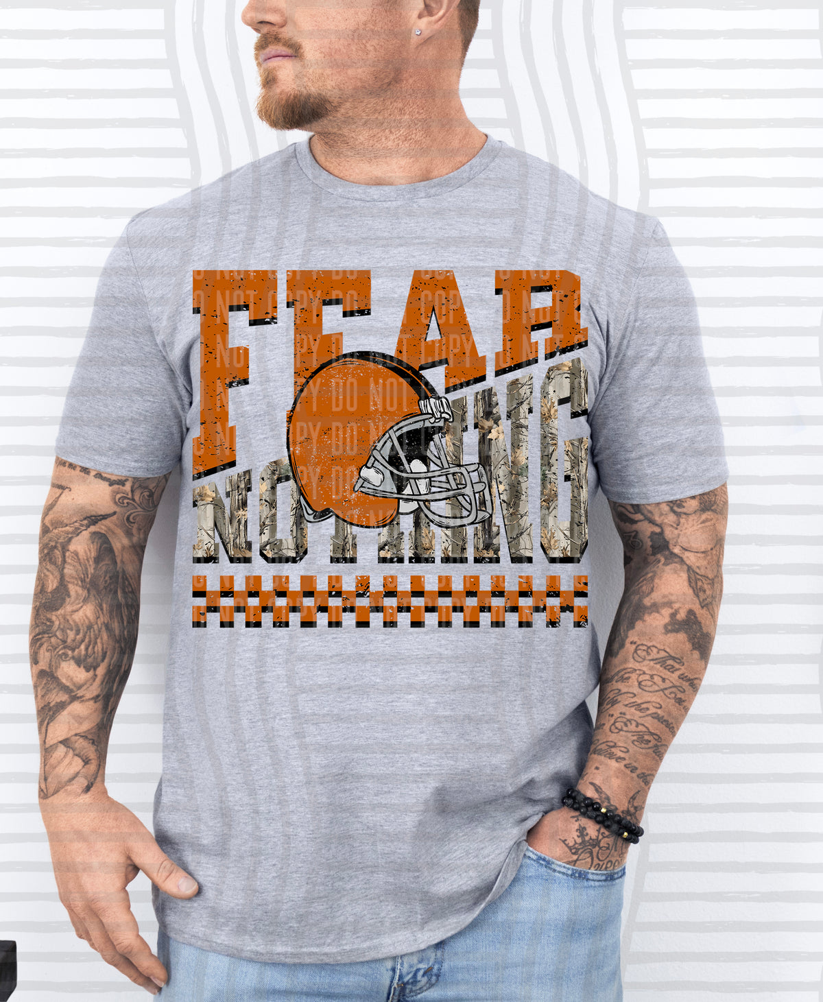 Fear Nothing COLOR helmet only 0926-0033 - Color Dropdown Digital Download 300 DPI PNG FILE