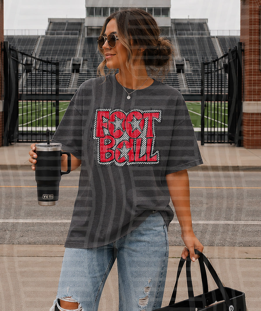 PREPPY CHECKER FOOTBALL CC-2608-01 - Color Dropdown Digital Download 300 DPI PNG FILE