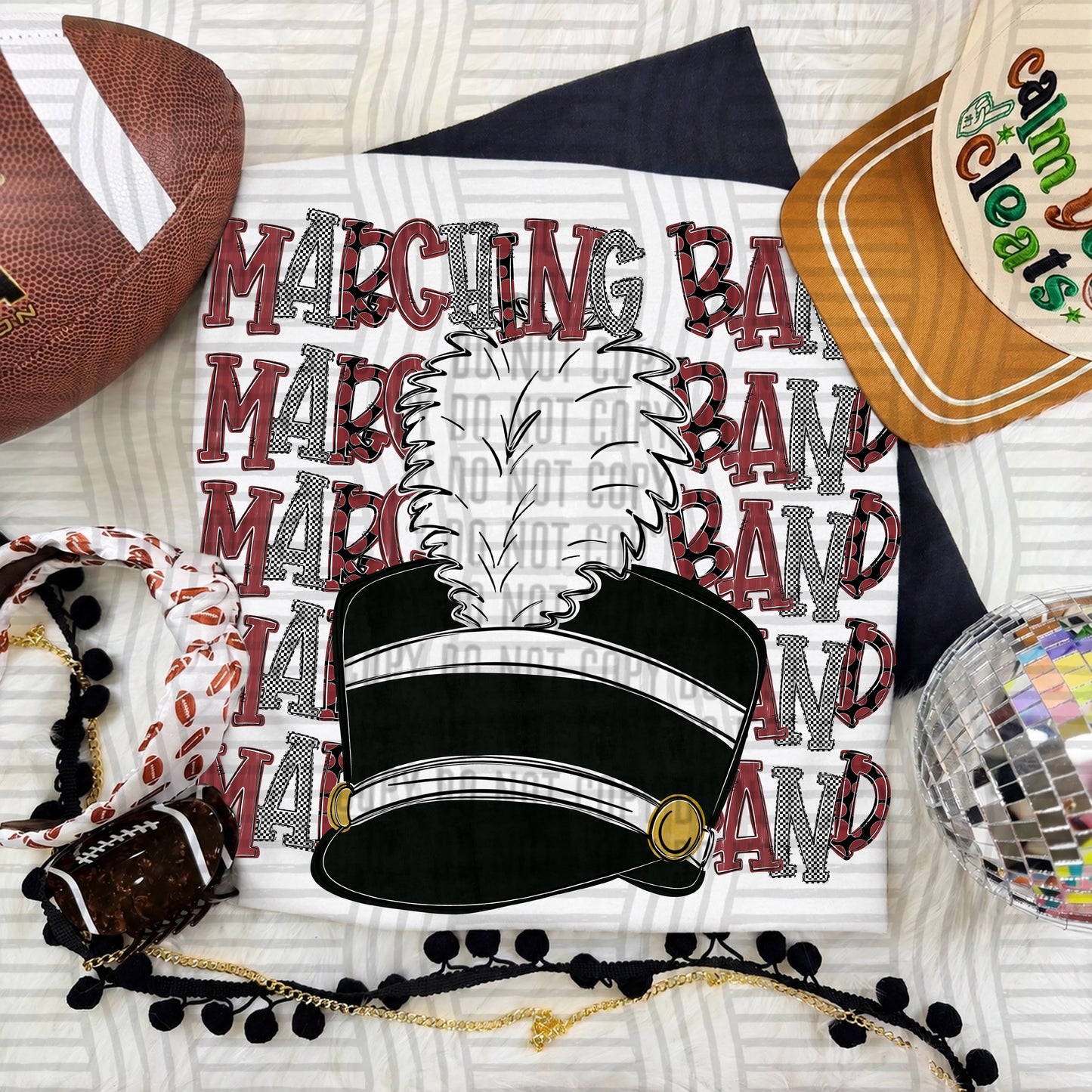 Penta Stacked MARCHING BAND color 2609-0012- Color Dropdown Digital Download 300 DPI PNG FILE