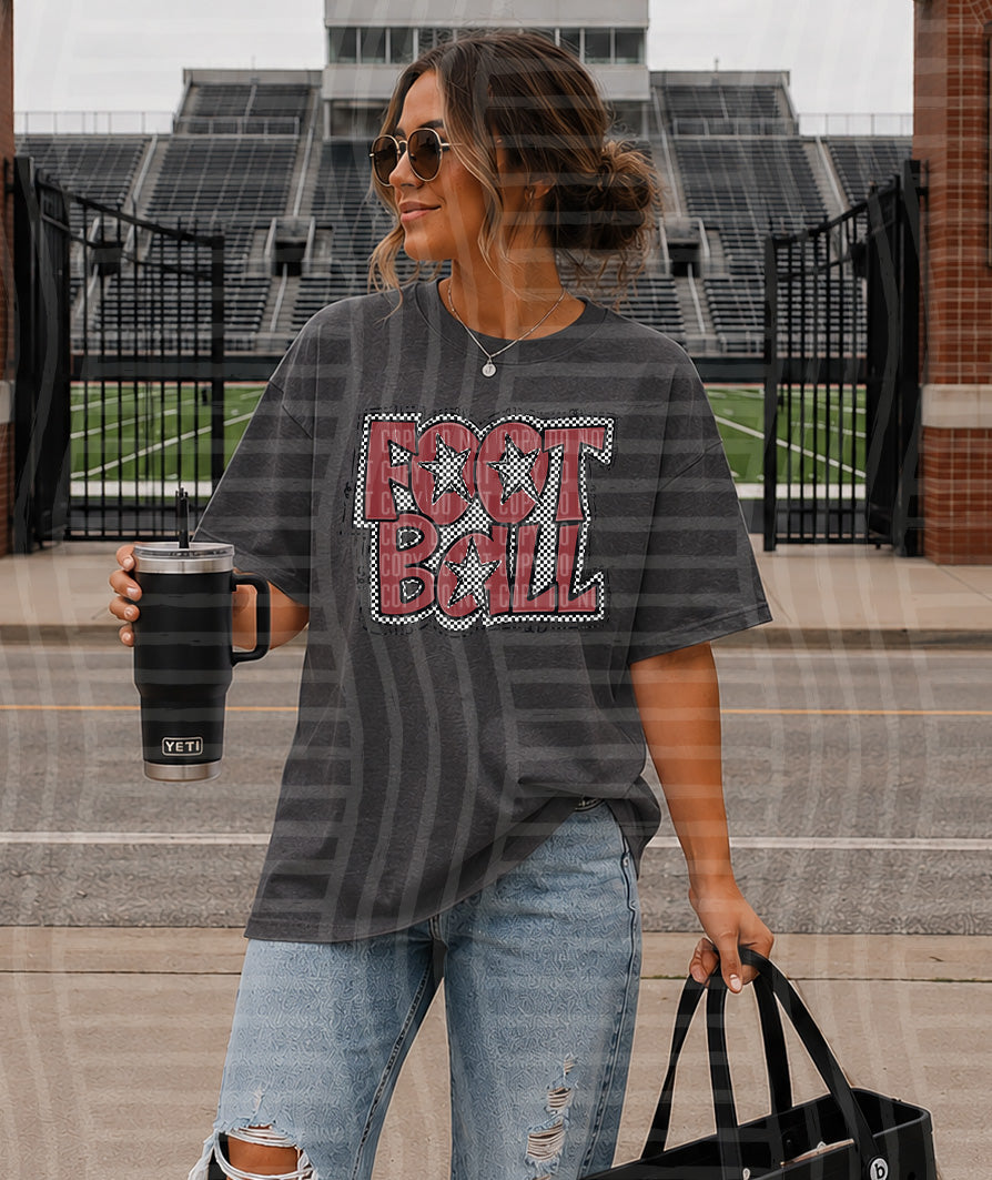 PREPPY CHECKER FOOTBALL CC-2608-01 - Color Dropdown Digital Download 300 DPI PNG FILE