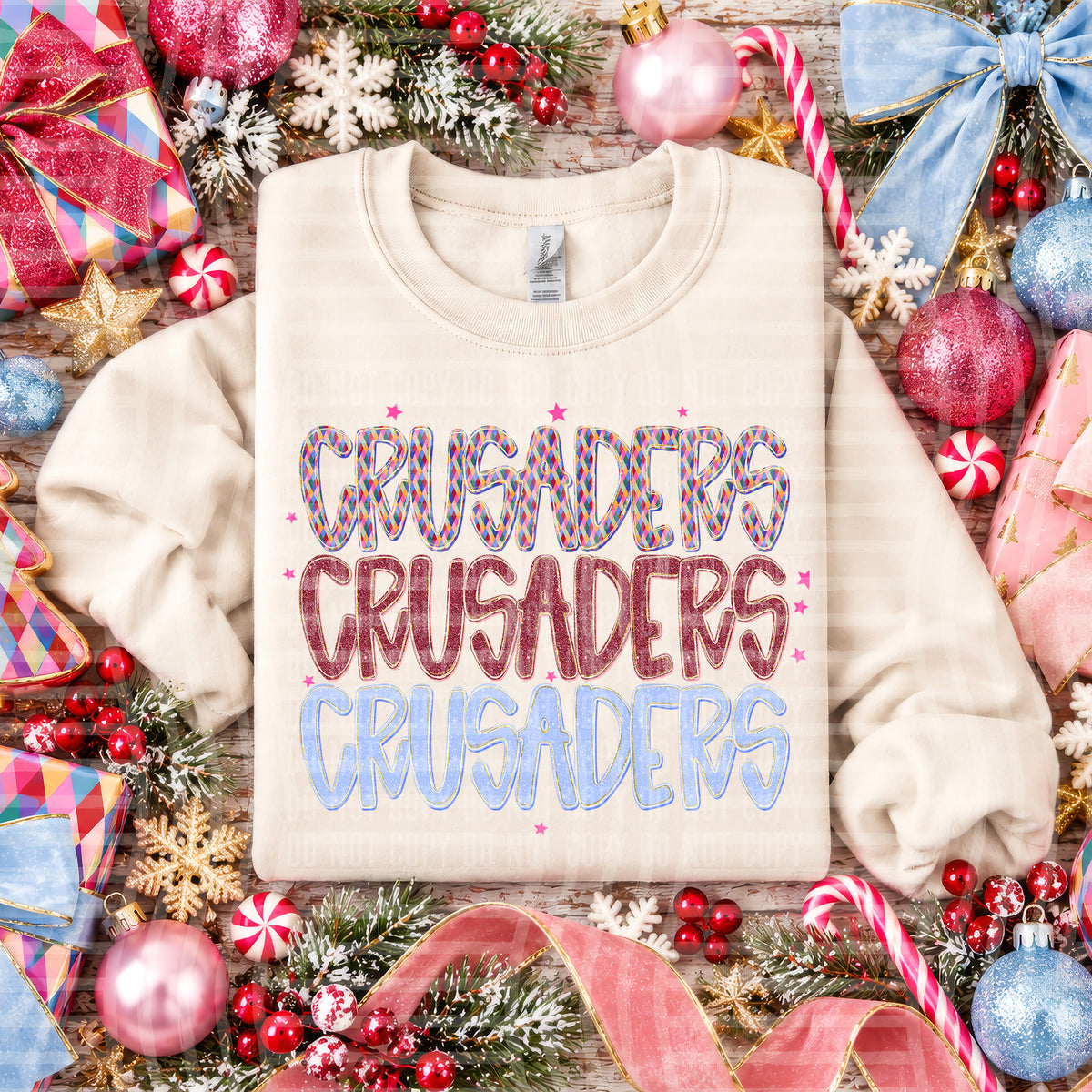 Jingle Jumble Stacked Mascots - 2610-0018 - CUSTOM + DROPDOWN - 300 DPI Digital Download