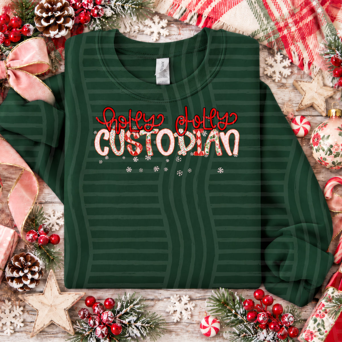 Holly Jolly Christmas Confetti Occupations - 2610-0020 - CUSTOM + DROPDOWN - 300 DPI Digital Download