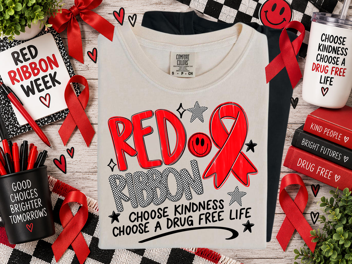 RED RIBBON WEEK Collection (CHOOSE design)  - 300 DPI digital download
