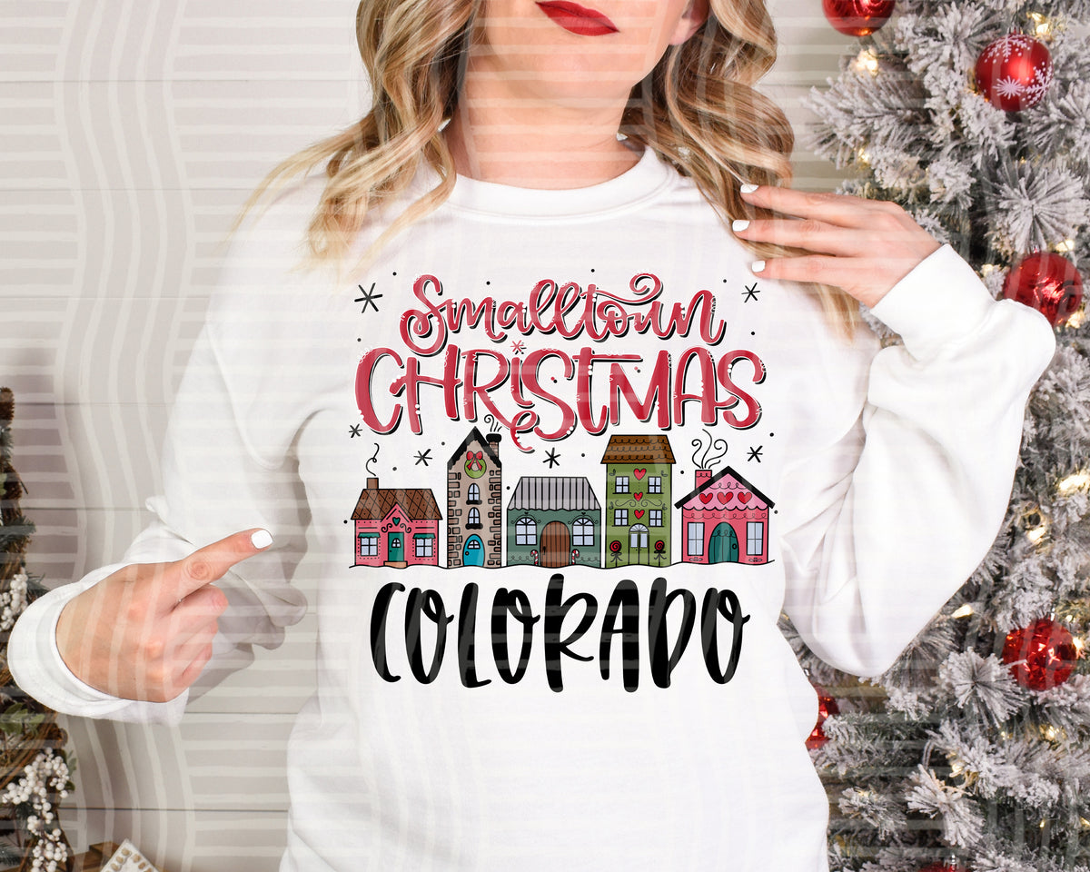 Smalltown Christmas States 2610-008 - Digital download 300DPI PNG FILE