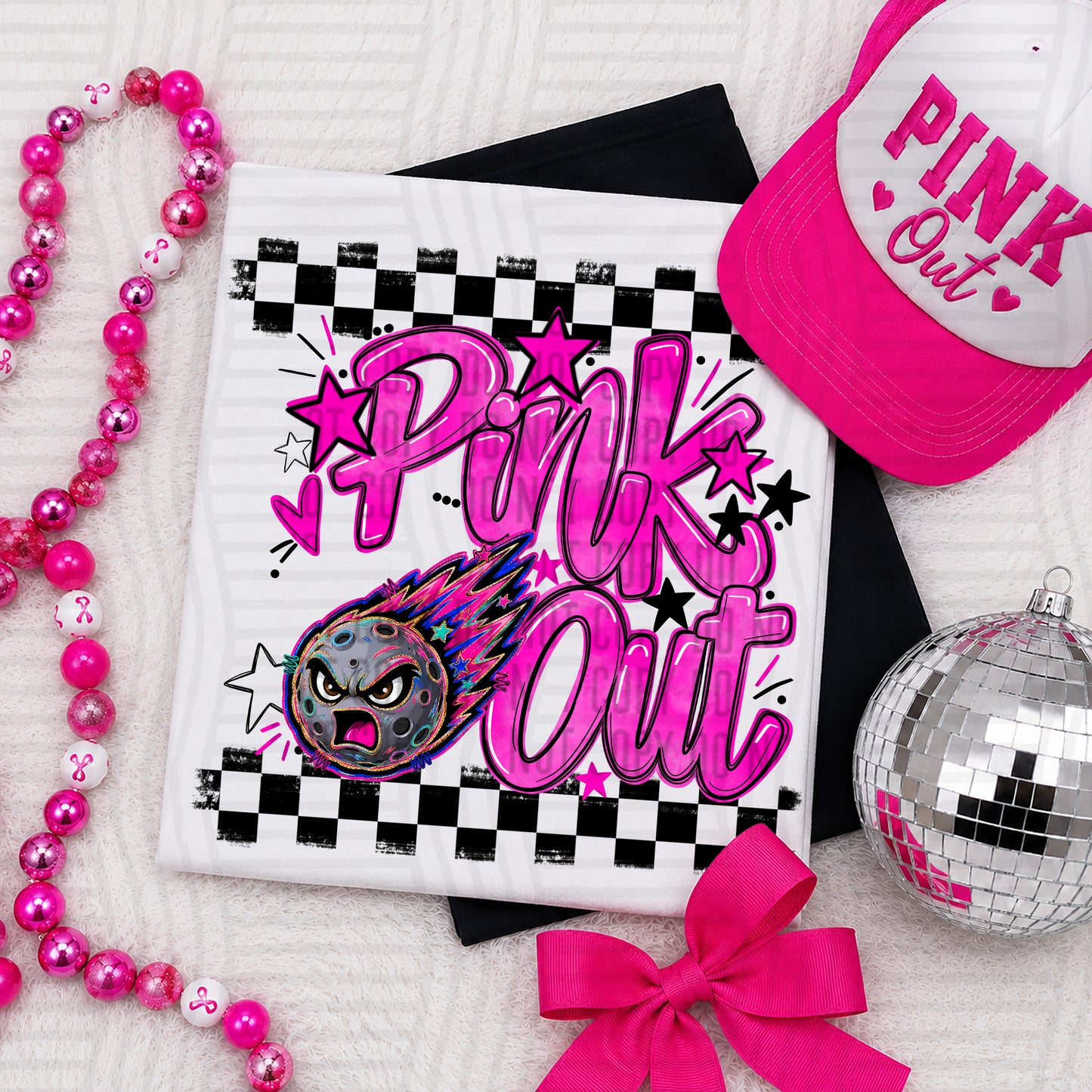 Pink Out MASCOTS 0926-0021- PLEASE UPLOAD MOCK UP - 300 DPI digital download
